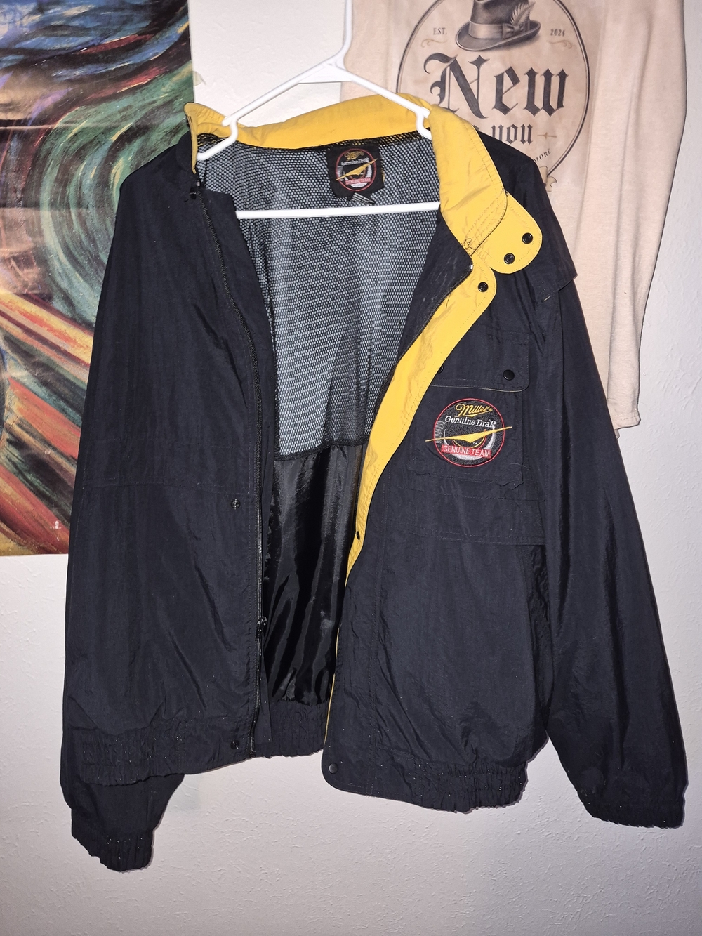 Black & Yellow Men's Jacket
